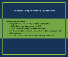 Lade das Bild in den Galerie-Viewer, Emotionale Unabhängigkeit von Eltern! Selbstcoaching-Workshop